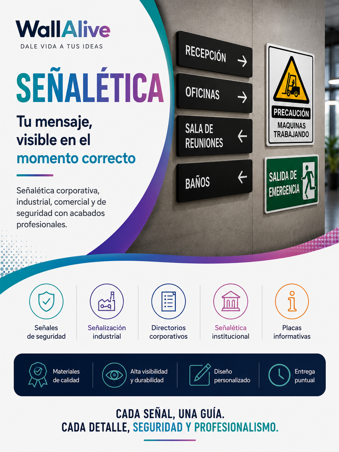 instalacion de señaletica de oficinas en samborondon