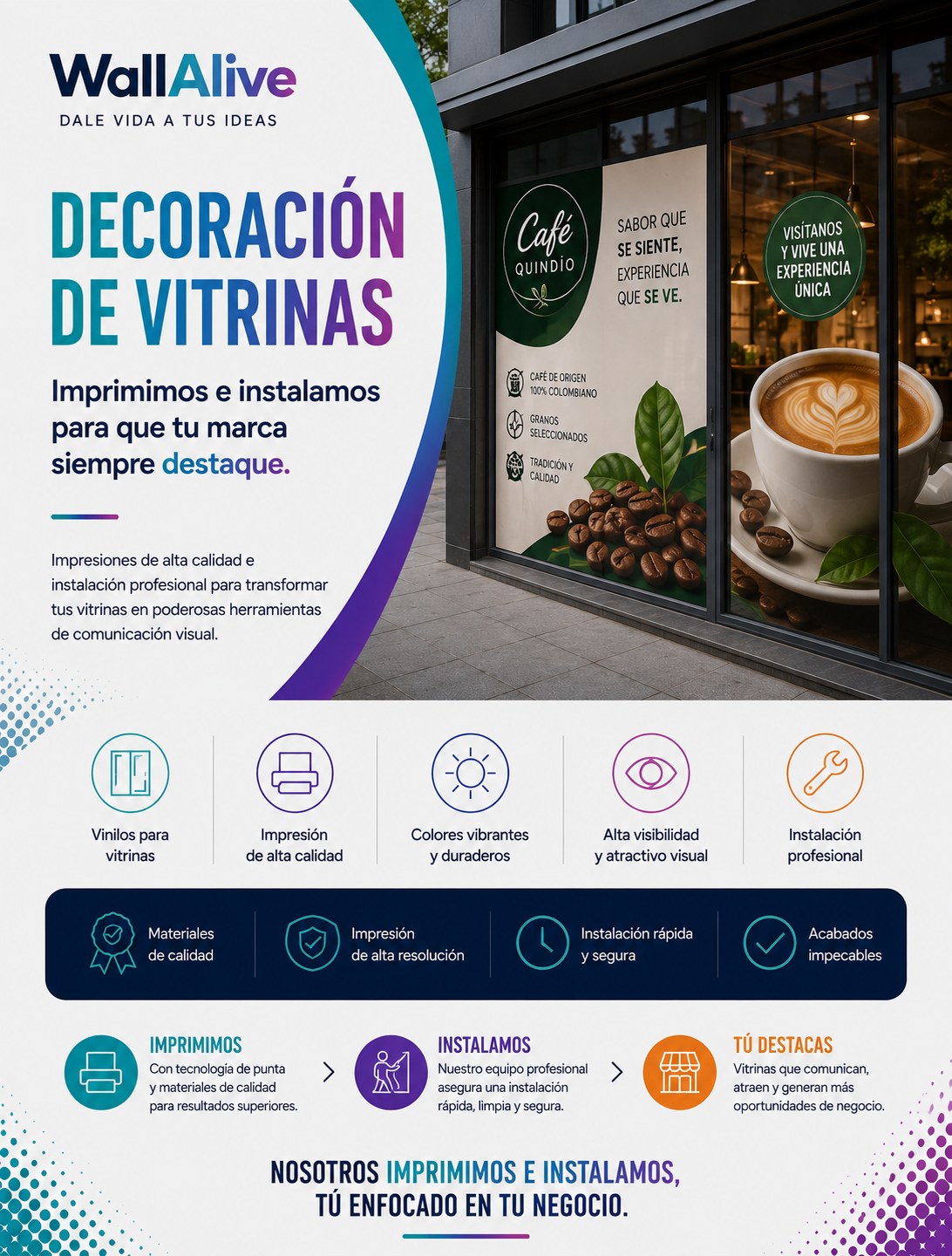brandeo de mamparas para locales comerciales en samborondon